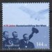 First east-west transatlantic flight
