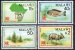 Map, fish, trees, animal