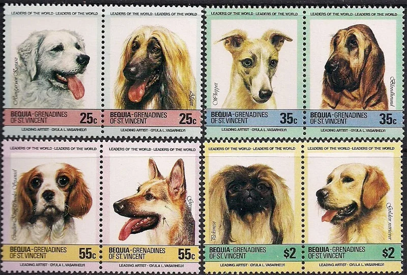 Collectible Dog Stamps | Dog Postage Stamps display picture 1