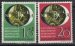 Stamps under magnifying glass