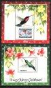 98 Christmas Birds and stamp on stamp