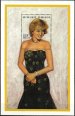 Princess Diana in black evening gown