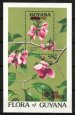 Flowers, surcharged and overprinted